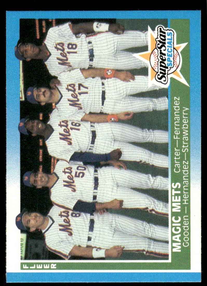 Gary Carter, Sid Fernandez, Keith Hernandez, Dwight Gooden, Darryl Strawberry